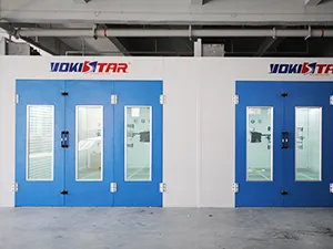 Downdraft Paint Booth with Rear Air Units