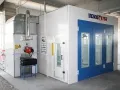 Downdraft Paint Booth with Rear Air Units