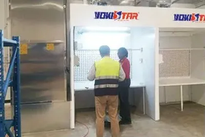 Open Face Paint Booth